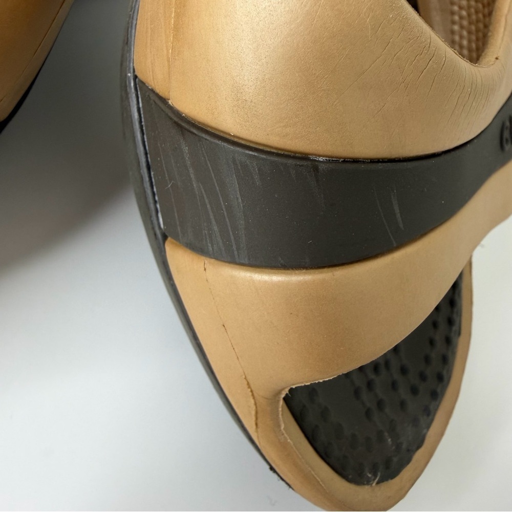 Crocs Sassari Band Bronze Brown Wedge Slide Slip On Sandals Women's size 8 - Picture 8 of 13